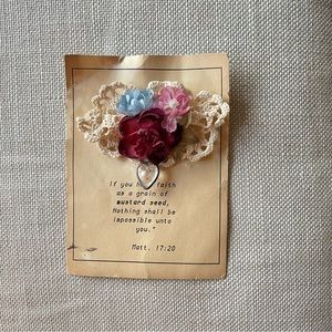 Vintage Brooch Faith of A Mustard Seed Pin